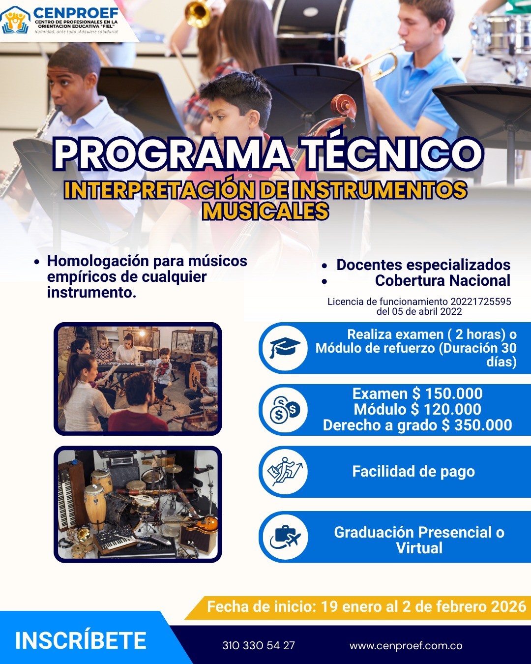 Homologacion en Interpretacion de Instrumentos Musicales
